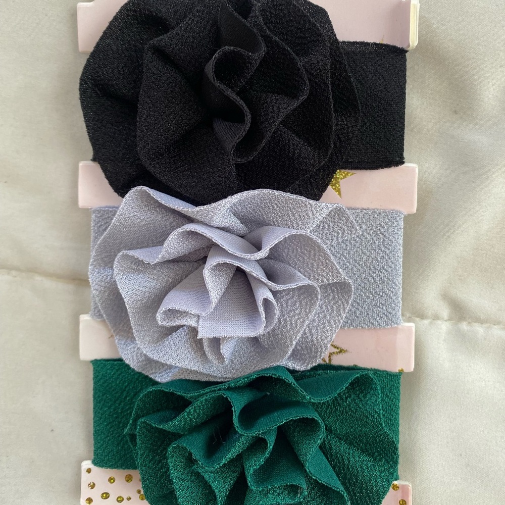 3 baby headbands ✨👣